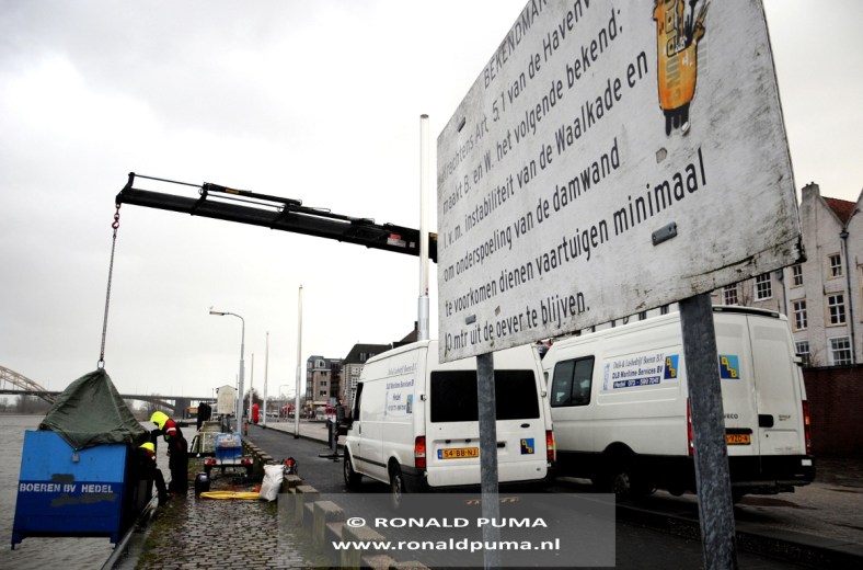 Damwand Waalkade Nijmegen